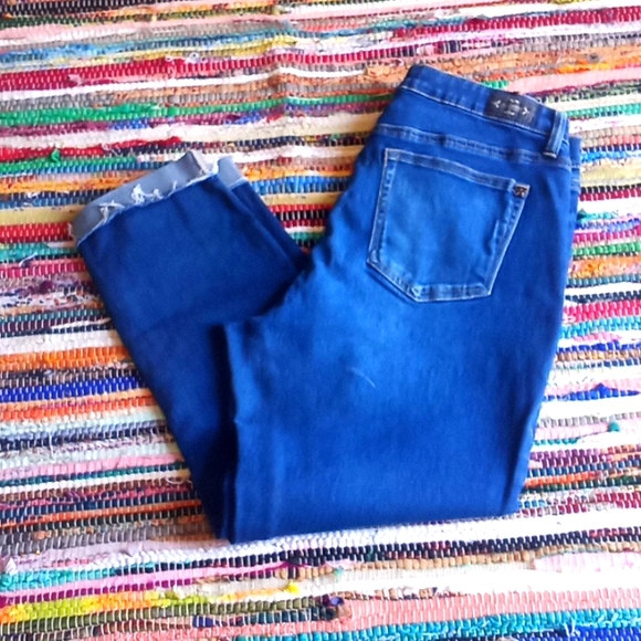 Nanette Lepore Belle High Rise Crop Jeans-#1731 - Picture 7 of 13